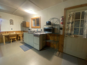 Cottage kitchen and dining table